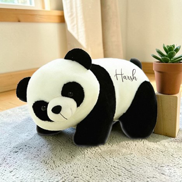 Customized Panda Plush Soft Toy for Kids | Black White 40cm