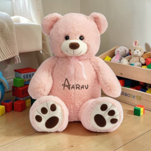 Customized Giant Teddy Bear Soft Toy for Kids | Pink 4 Feet