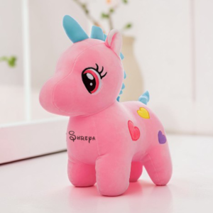 Customized Unicorn Teddy Plush Soft Toy for Kids | Pink 25cm