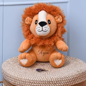 Customized Lion Plush Soft Toy for Kids | 27cm Gift