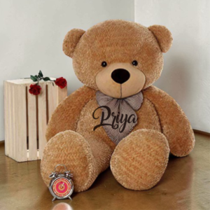 Customized Giant Brown Teddy Bear Soft Toy | 3 Feet Gift