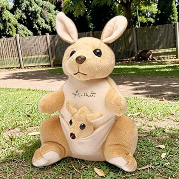 Customized Kangaroo Plush Soft Toy for Kids | 30cm Gift