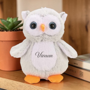 Customized Cute Owl Plush Soft Toy for Kids & Gifts | 30cm