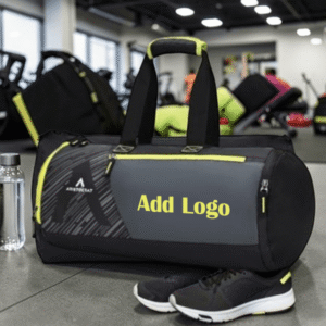 Customized Polyester Gym Duffel Bag with Shoe Compartment