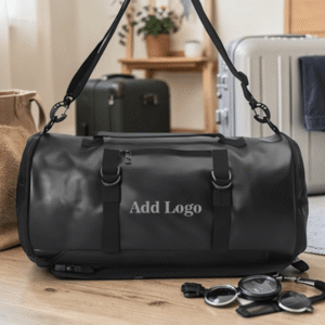 Customized Puma Convertible Gym Duffel Bag (Black)
