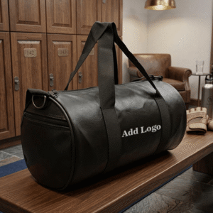 Customized Black Waterproof Gym Duffel Bag