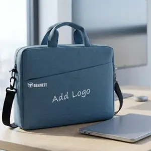 Customized 15.6-Inch Business Laptop Briefcase – Blue